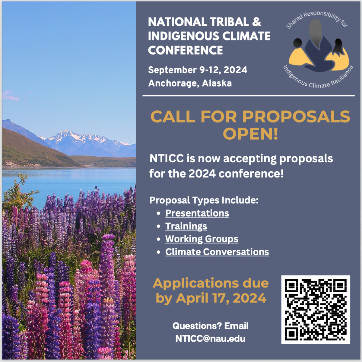 US National Tribal and Indigenous Climate Conference, Anchorage AK